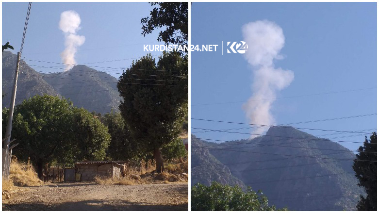 فڕۆکە جەنگییەکانی تورکیا چیای مەتین بۆردومان دەکەن